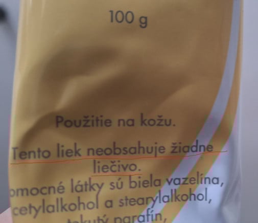liečivý krém